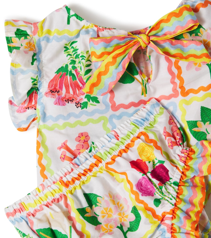 Fábula Baby cotton dress and bloomers set