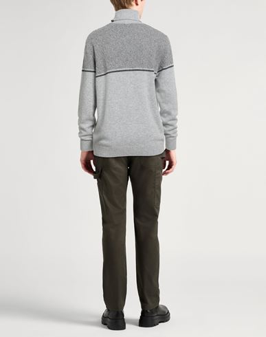 Man Turtleneck Light grey Size 3XL Polyamide, Wool, Viscose, Cashmere