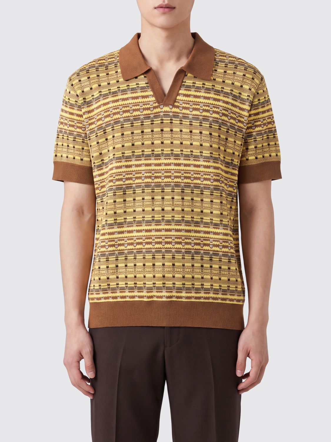 DRÔLE DE MONSIEUR Polo Shirt Men color Yellow