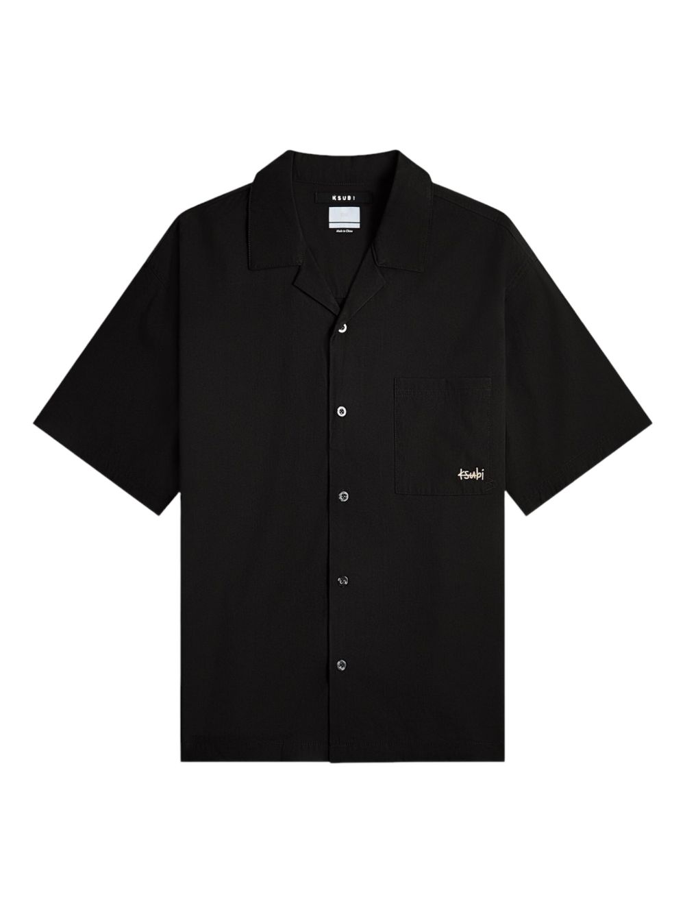 Ksubi logo-embroidered shirt - Black