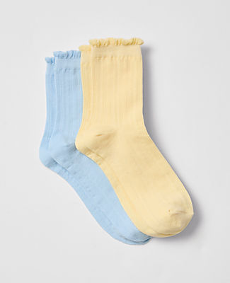 Ann Taylor Pointelle Sock Set