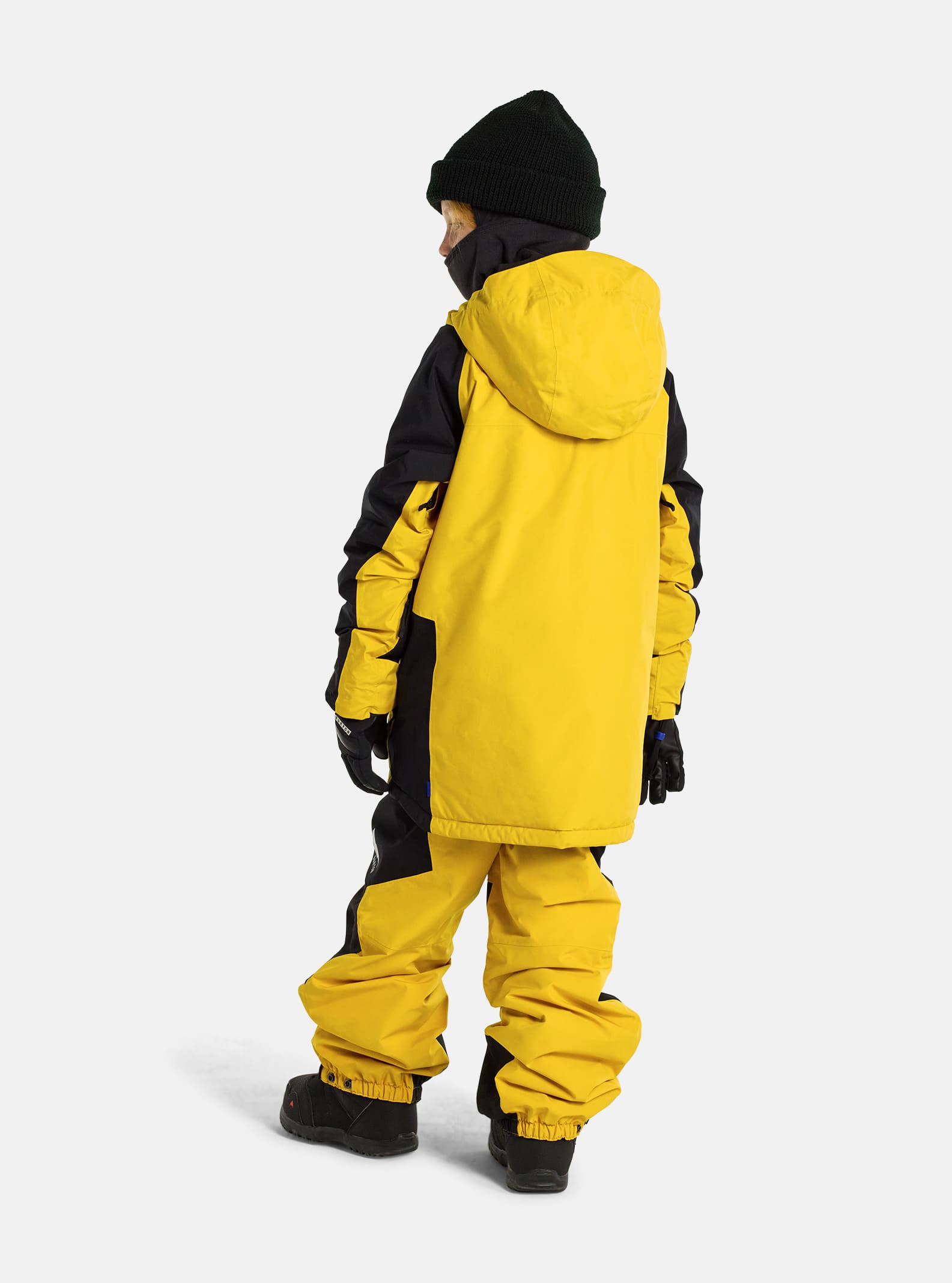 Burton Kids' Powline GORE-TEX 2L Jacket, Goldenrod / True Black, L