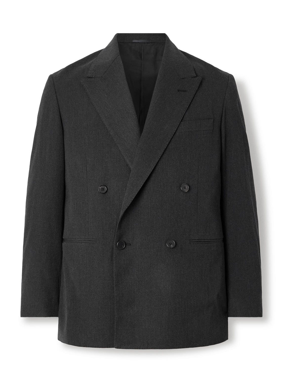Double-Breasted Wool Blazer