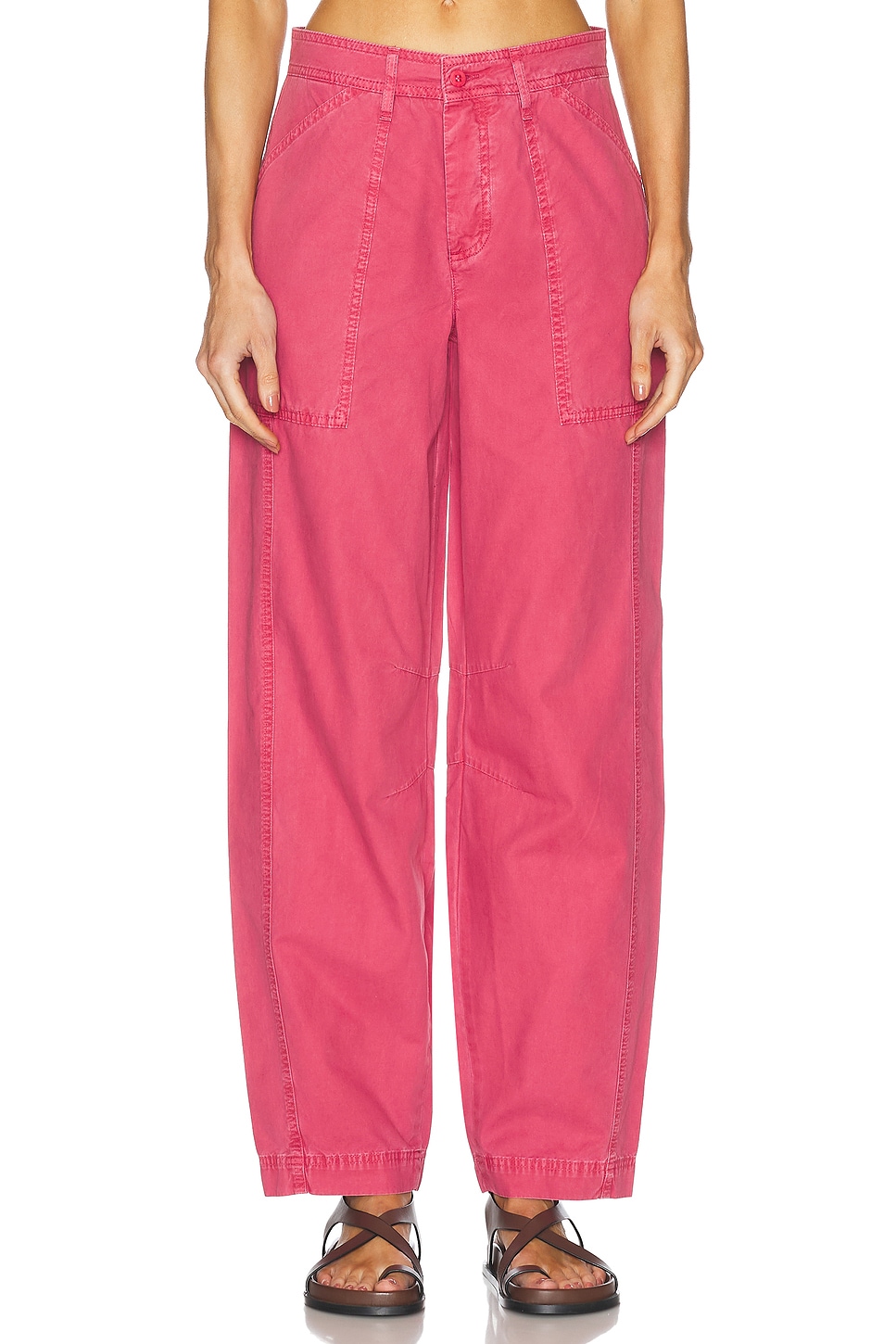 Matteau Relaxed Cargo Pant in Rose - Pink.  3 also in