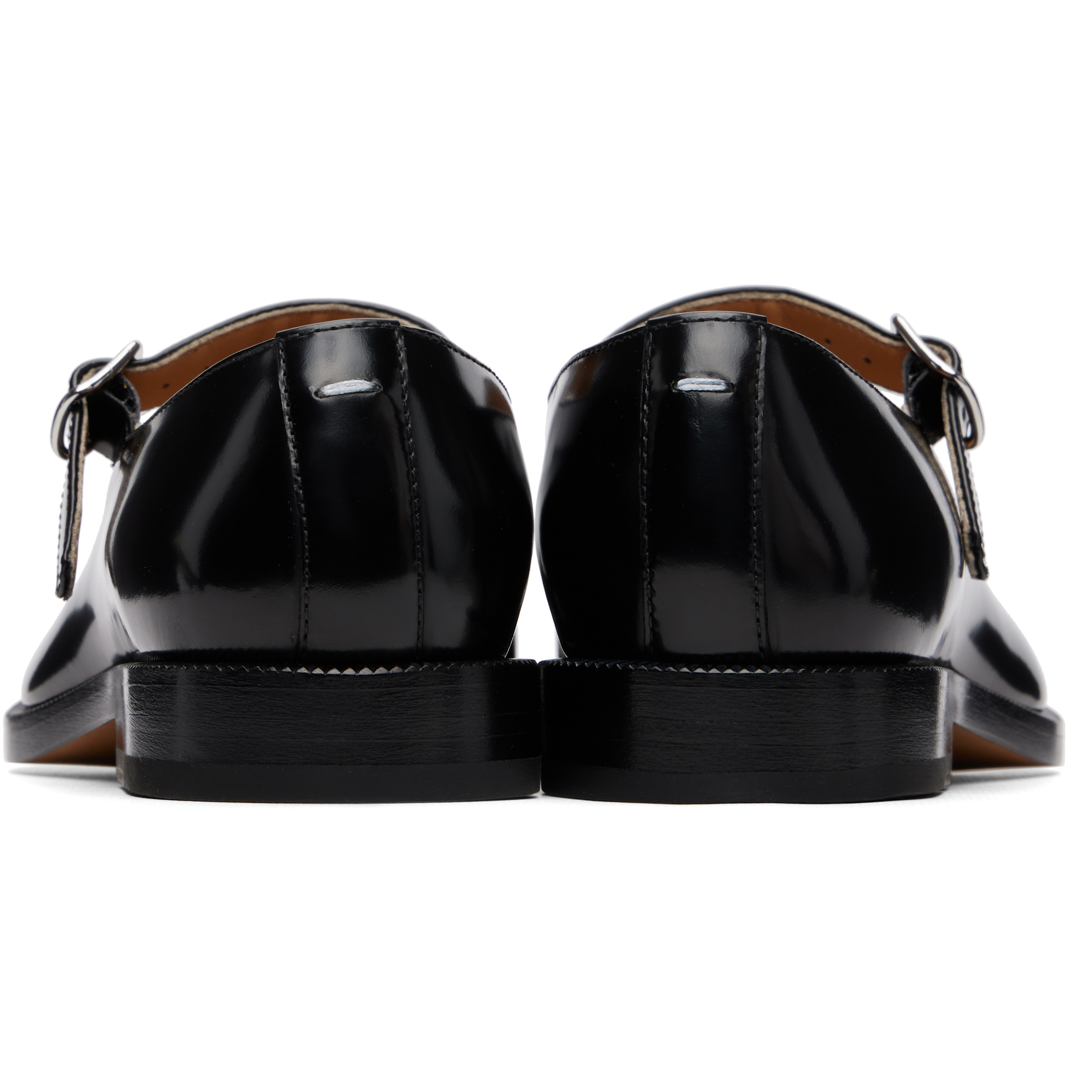 Black Tabi City Mary Jane Loafers