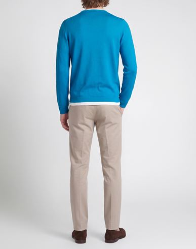 Man Sweater Apricot Size 38 Virgin Wool