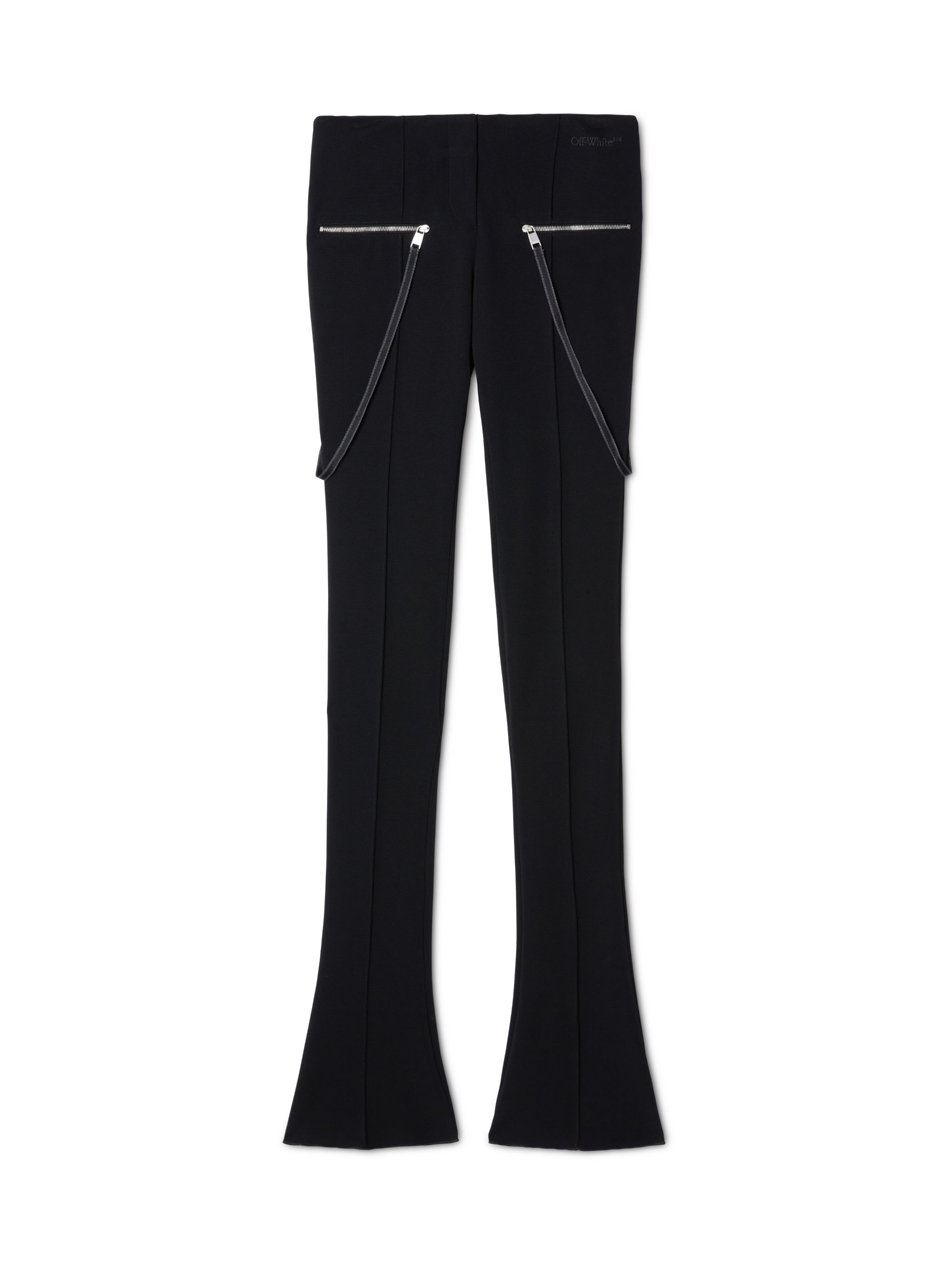 Black Britney Zip Pants