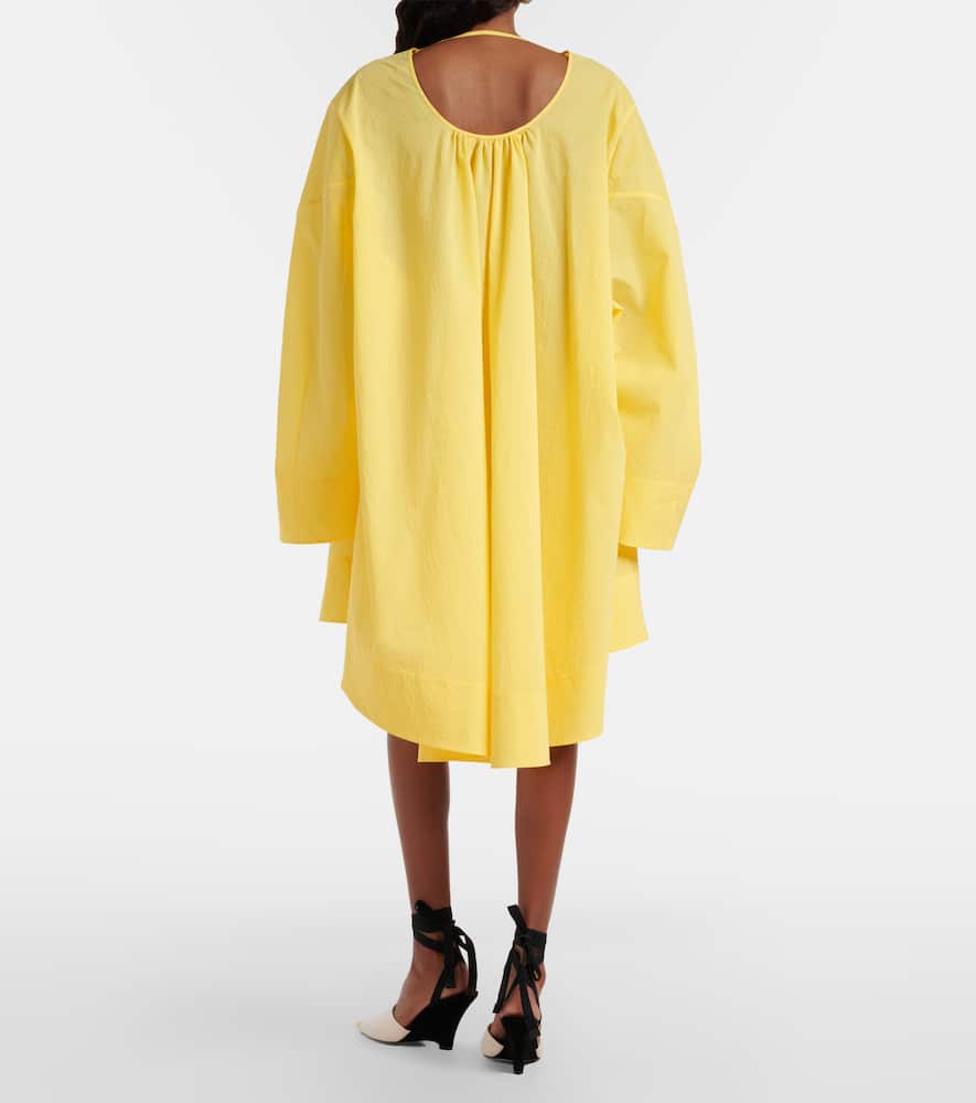 Paysan cotton-blend poplin minidress