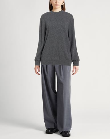 Woman Sweater Charcoal Size 10 Cashmere
