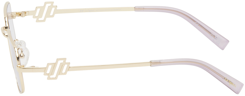Le Specs Gold Metagalactic Sunglasses