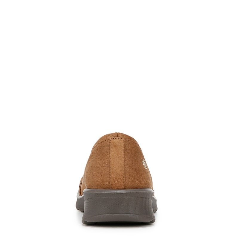 Women's Goody Slip On Shoes (Whiskey Tan Leather Fabric)
