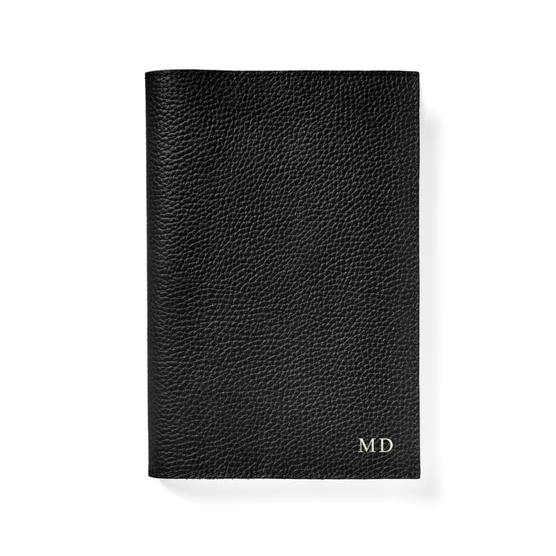 A5 Refillable Journal in Black Pebble