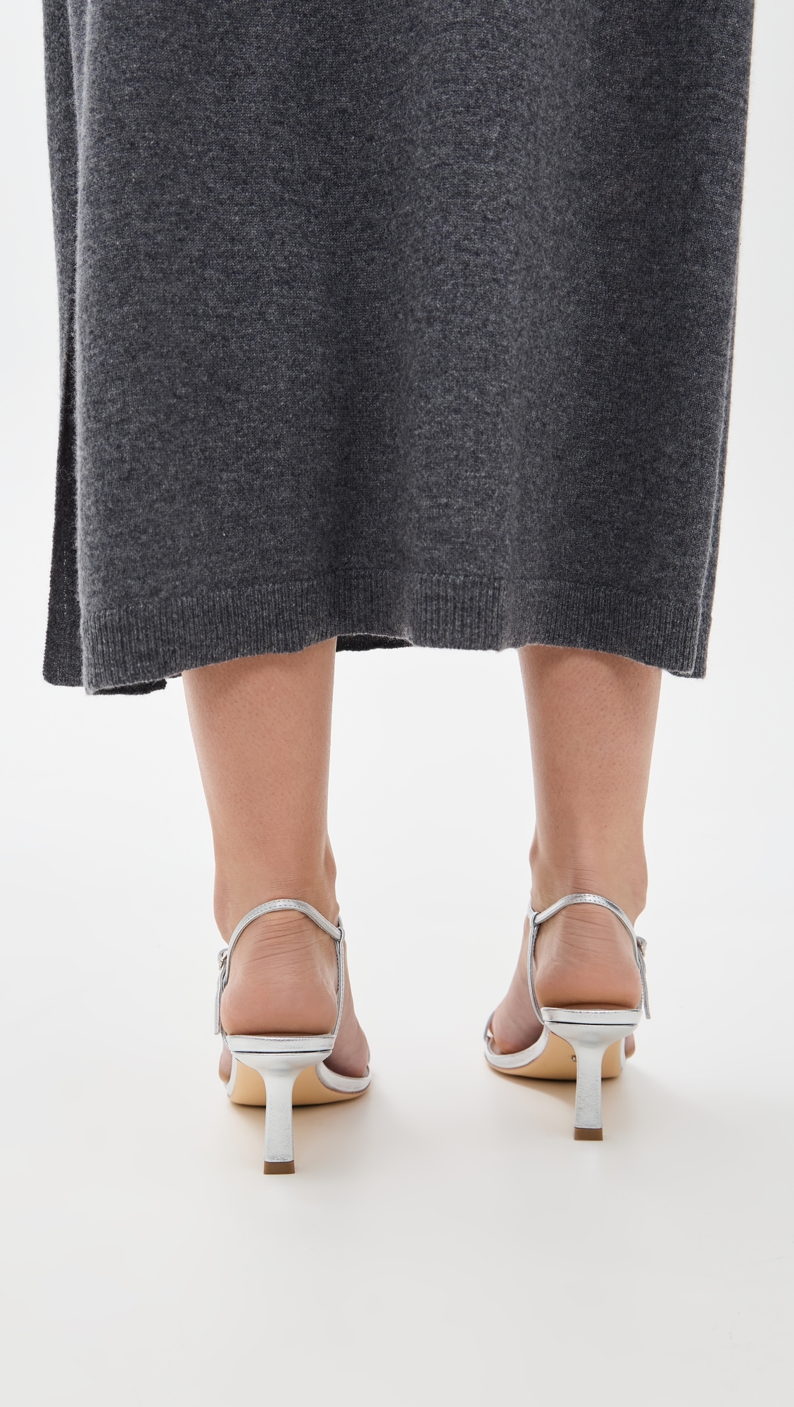 Caprice Heels Silver Metallic