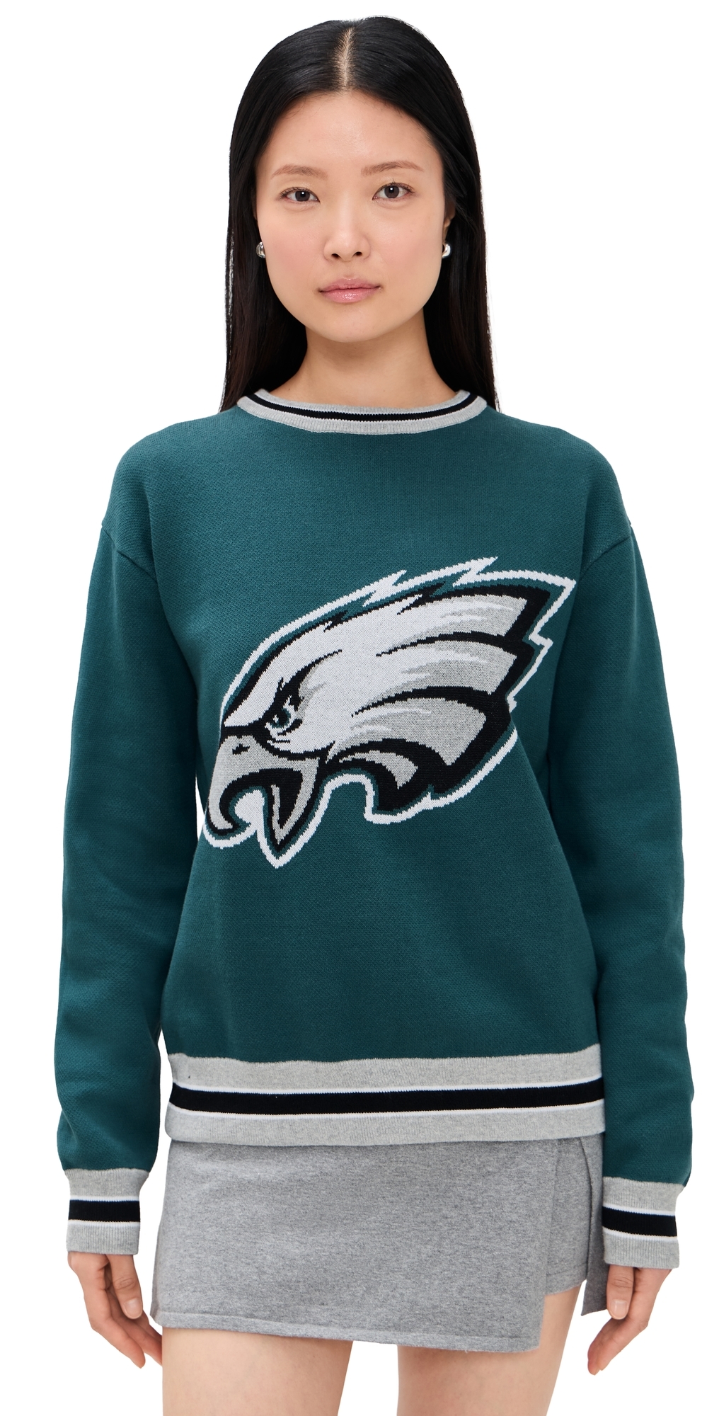 Eagles Crewneck Sweater Eagles Midnight Green
