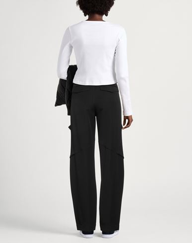 Woman Pants Black Size 27 Polyester, Viscose, Elastane