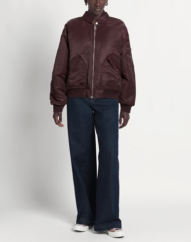 Woman Jacket Burgundy Size 1 Polyamide
