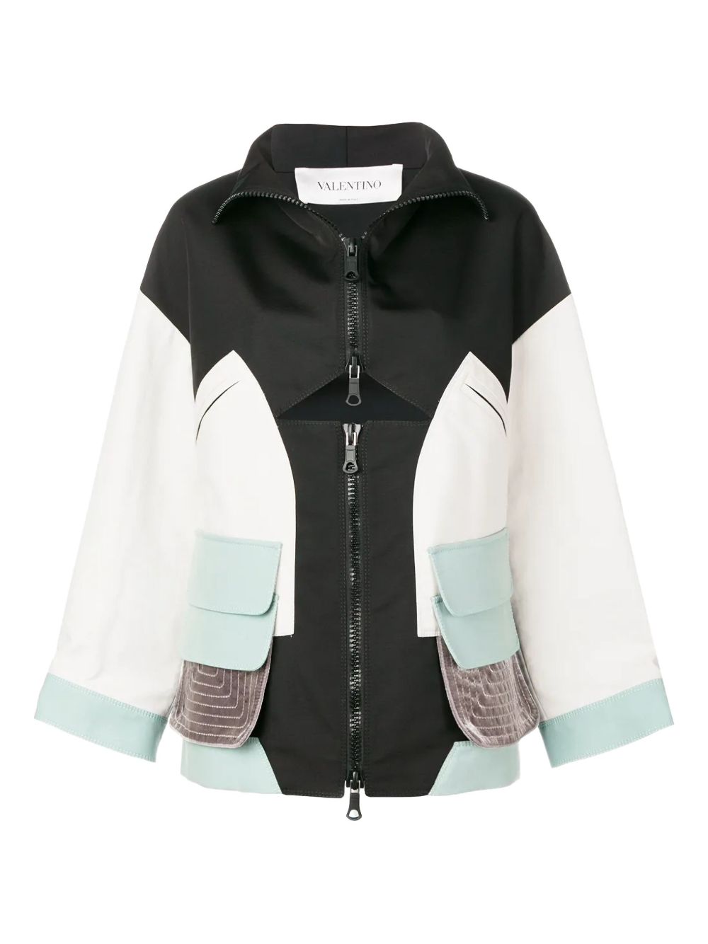 Valentino Garavani technical panelled sports jacket - Black