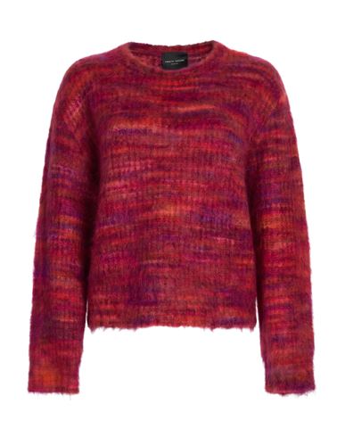 Woman Sweater Magenta Size L Merino Wool, Mohair wool, Polyamide