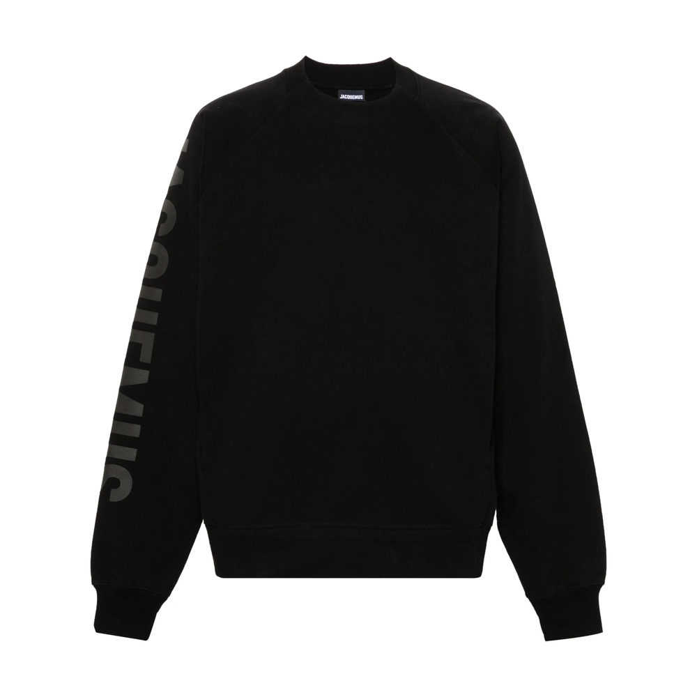 Typo cotton sweatshirt - Black