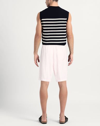 Man Shorts & Bermuda Shorts Light pink Size 34 Linen
