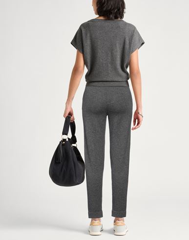 's Max Mara Woman Pants Charcoal Size M Wool, Cashmere