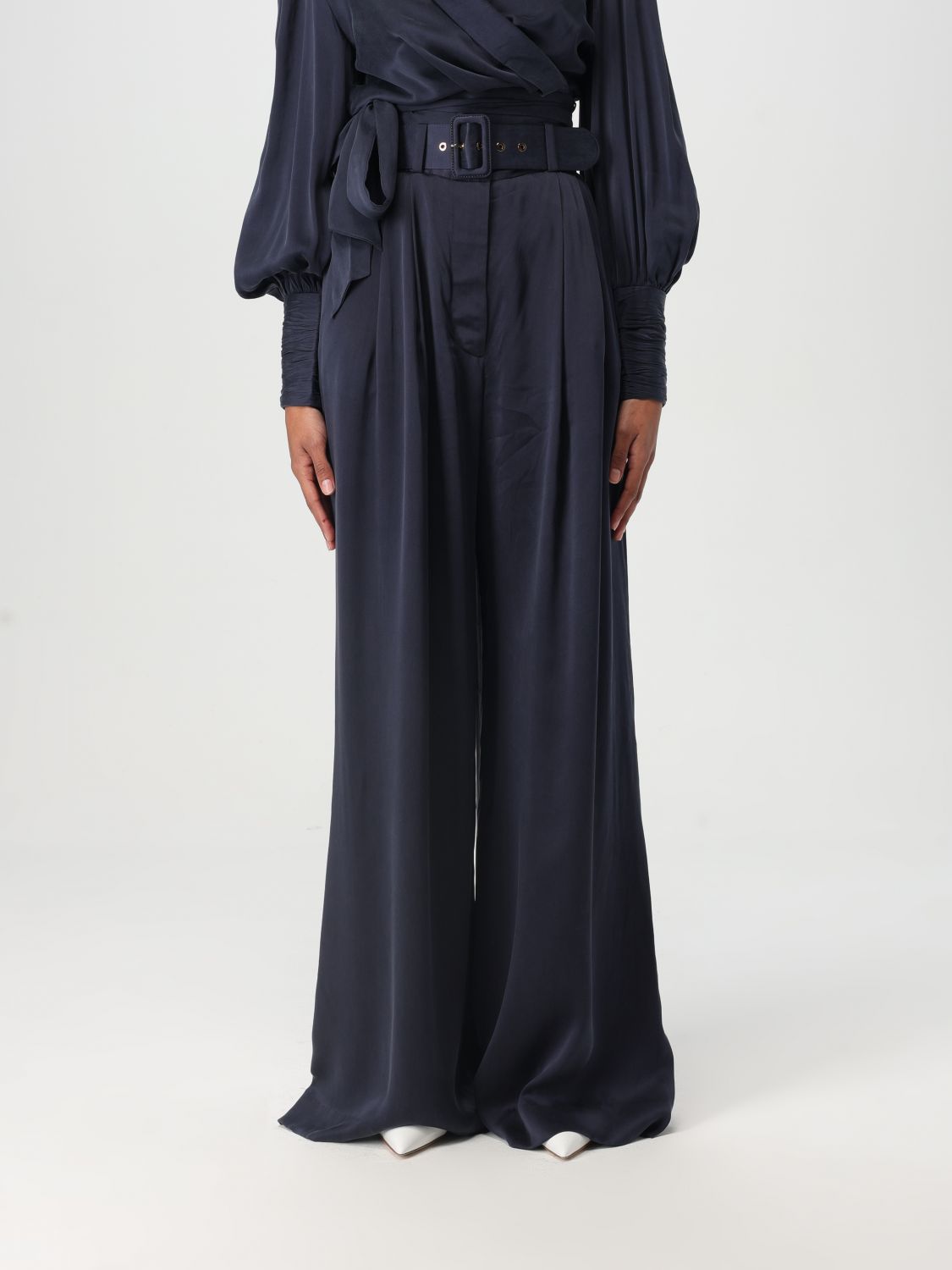 Pants Woman color Blue