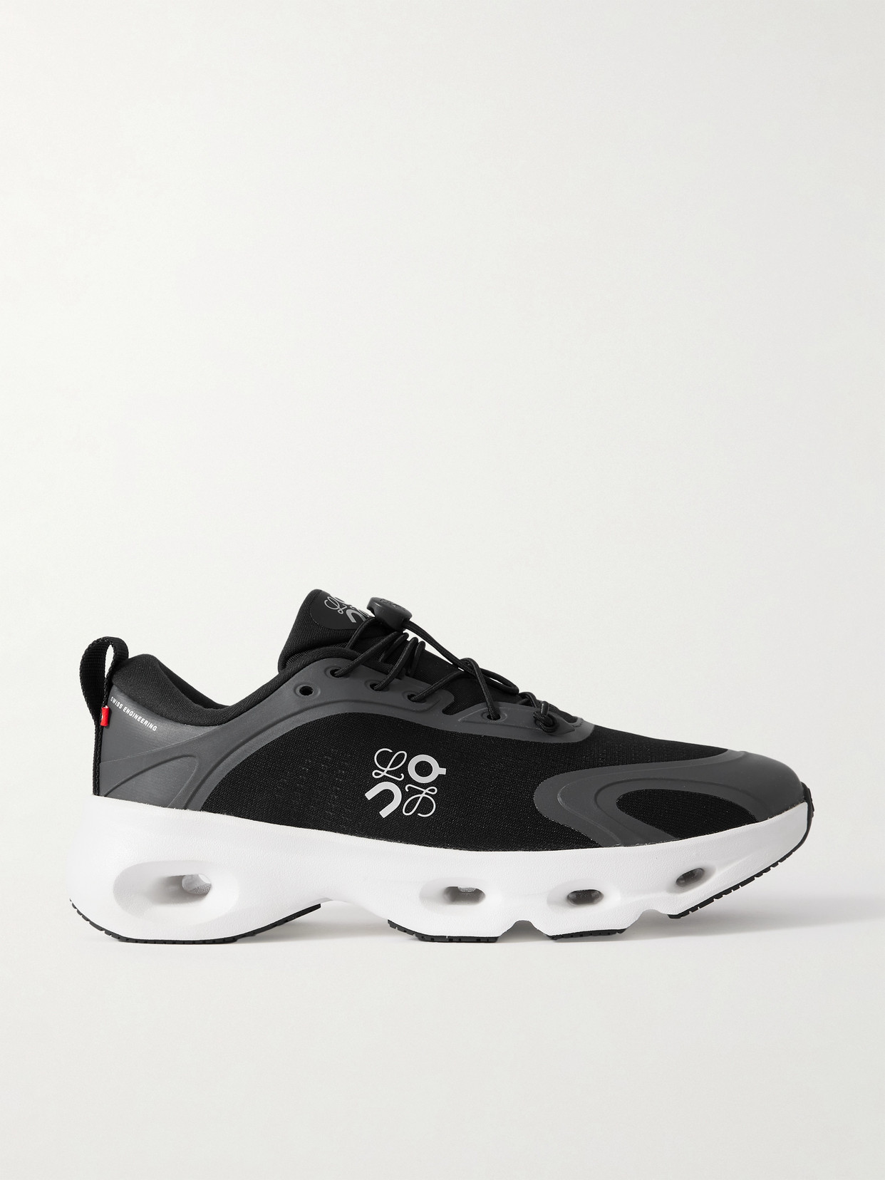 + On Cloud Rubber-trimmed Recycled-mesh Sneakers - Black