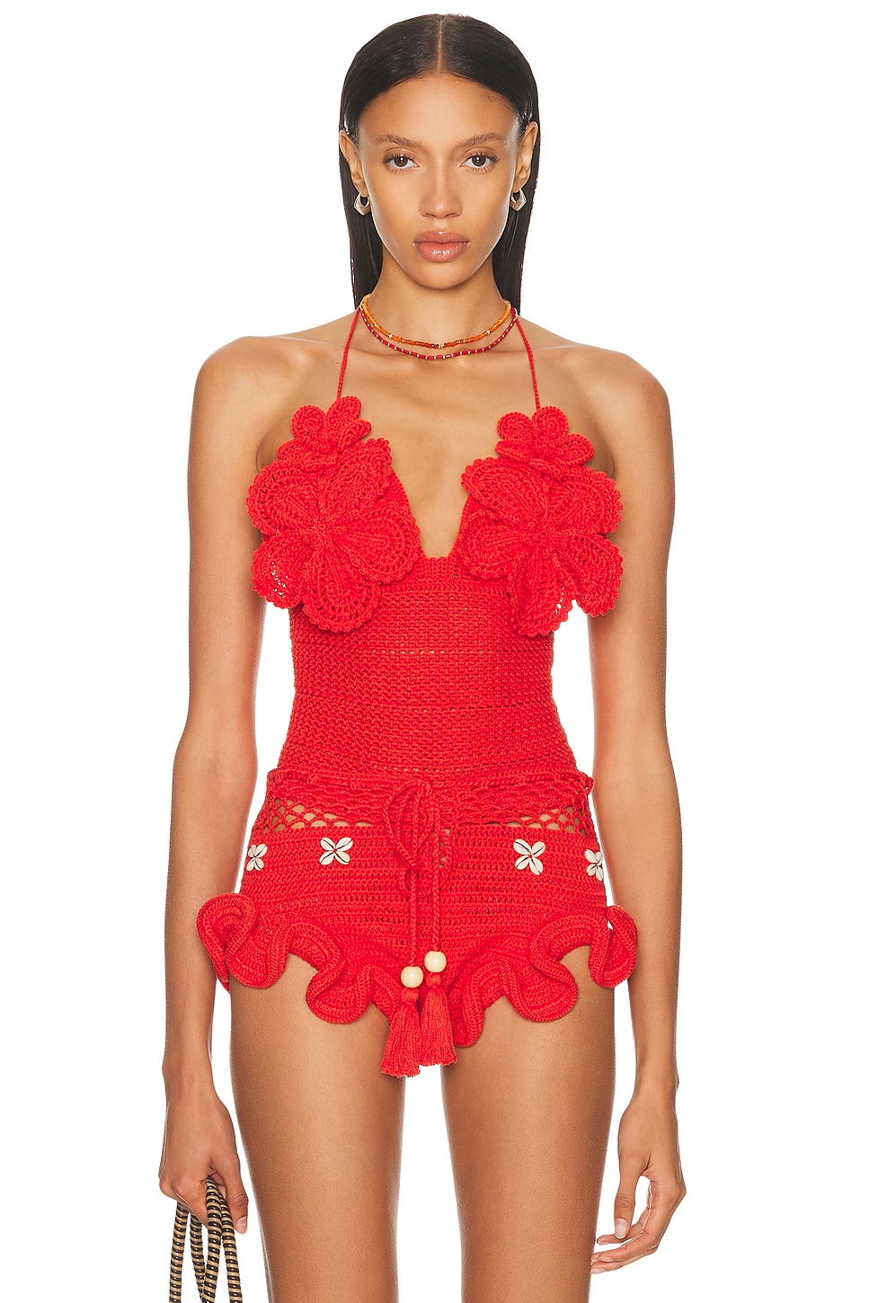 Eliou Hermosa Top in Red - Red.  XS also in