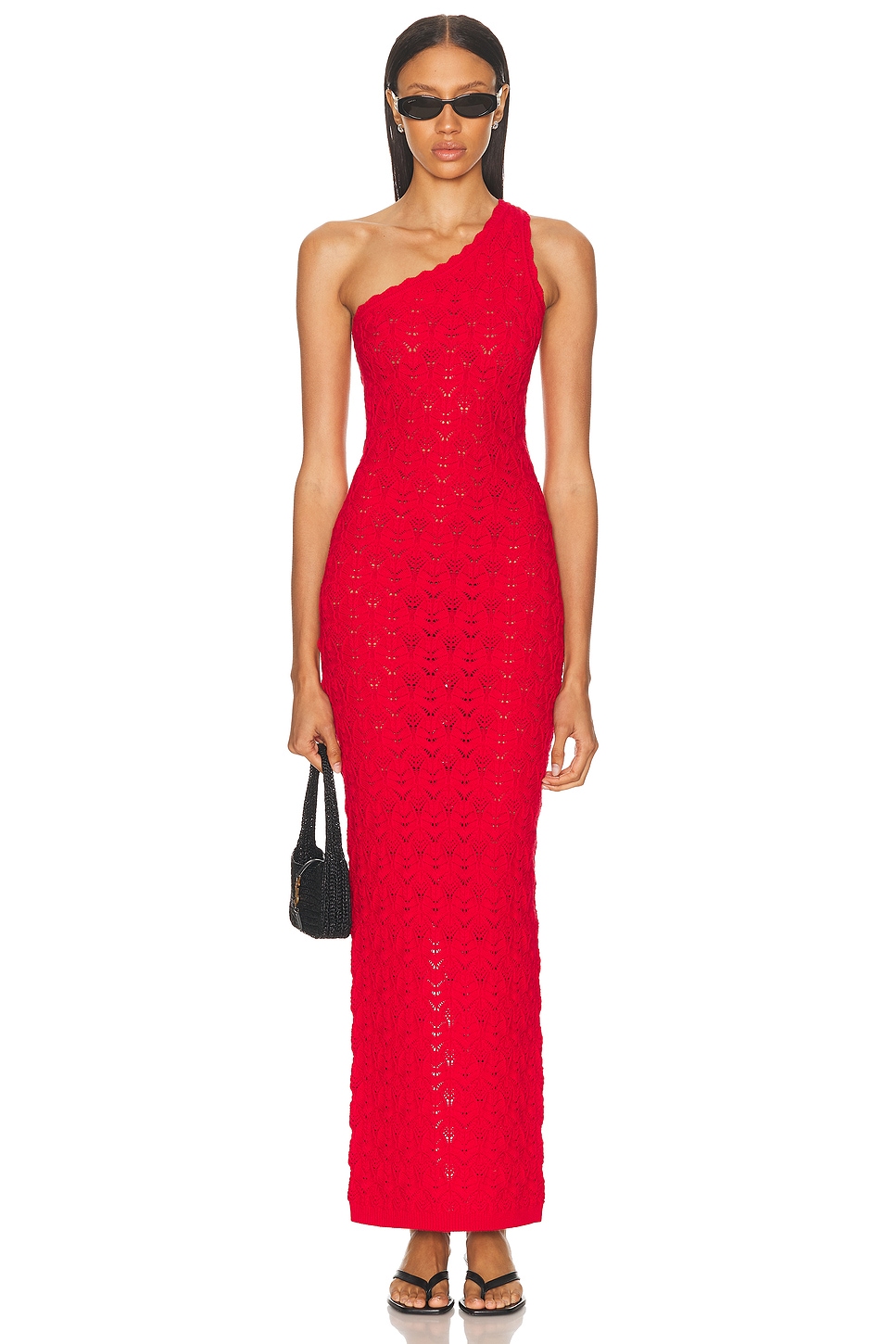 Ronny Kobo Zelda Knit Dress in Red.  XS. Also in L