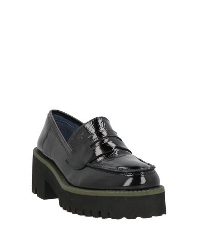Woman Loafers Black Size 7 Leather