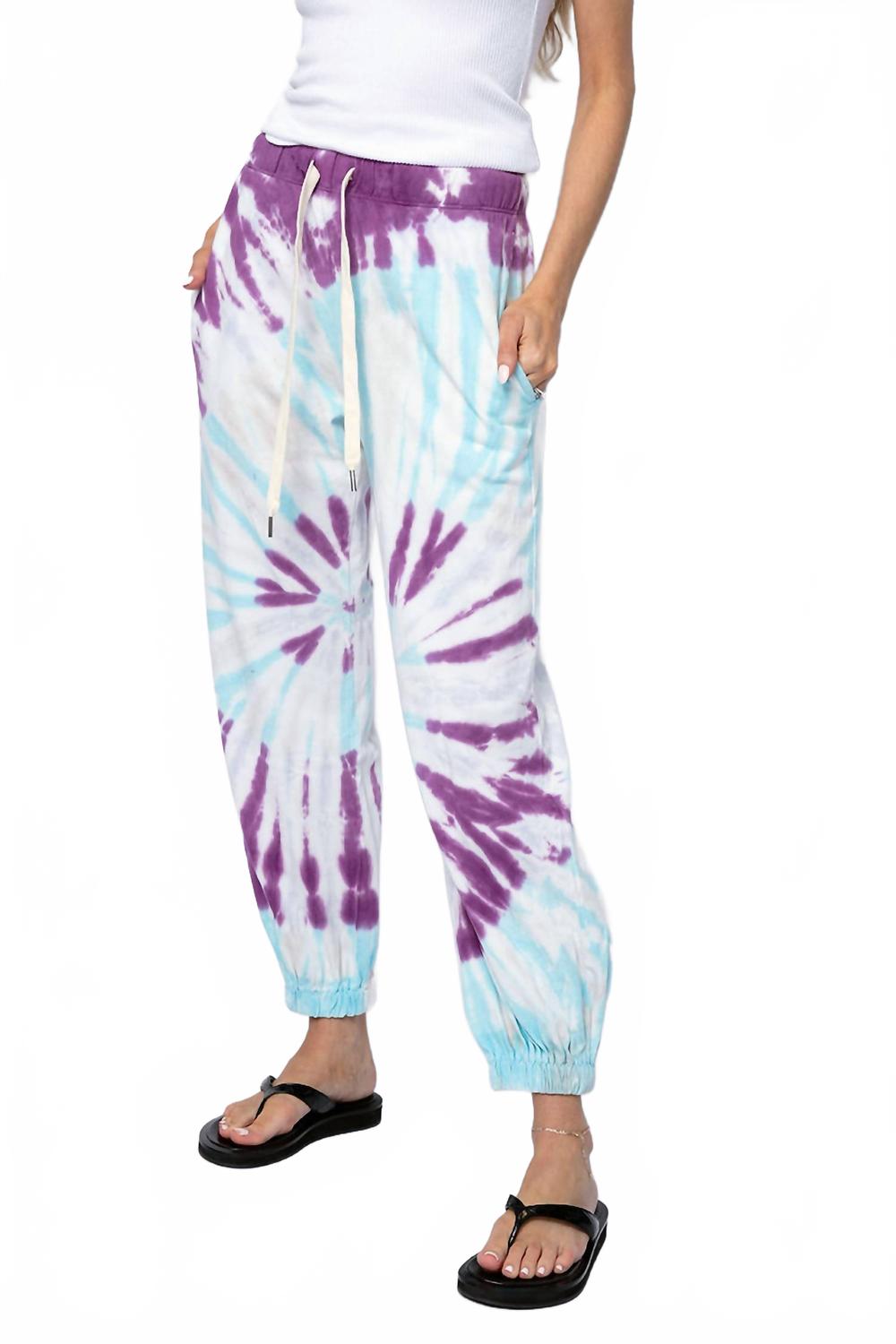 Kane Lounge Pant In Purple Haze Dye