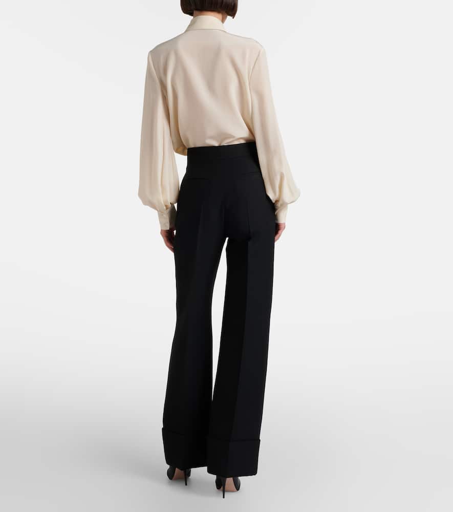 Crepe Couture wide-leg pants