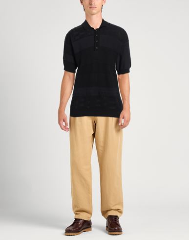 Maison Flâneur Man Sweater Black Size 40 Cotton