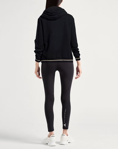 Woman Sweatshirt Black Size XS Cotton, Elastane