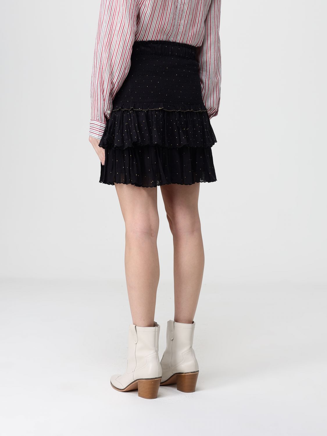 Skirt Woman color Black