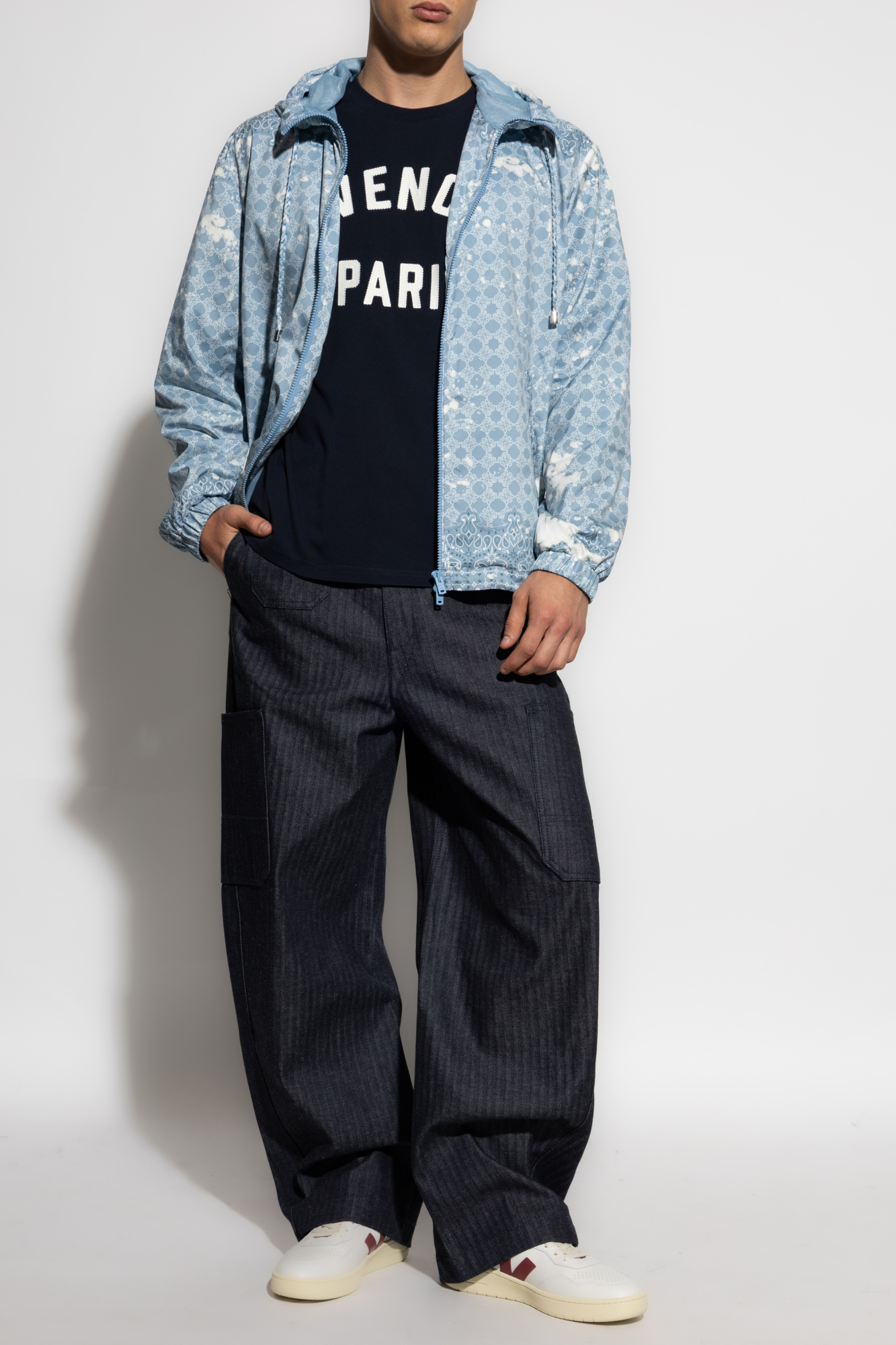 Cargo Jeans, Men's, Navy Blue