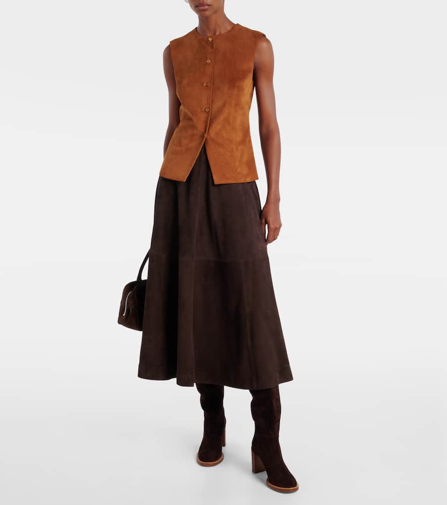 Casino suede vest