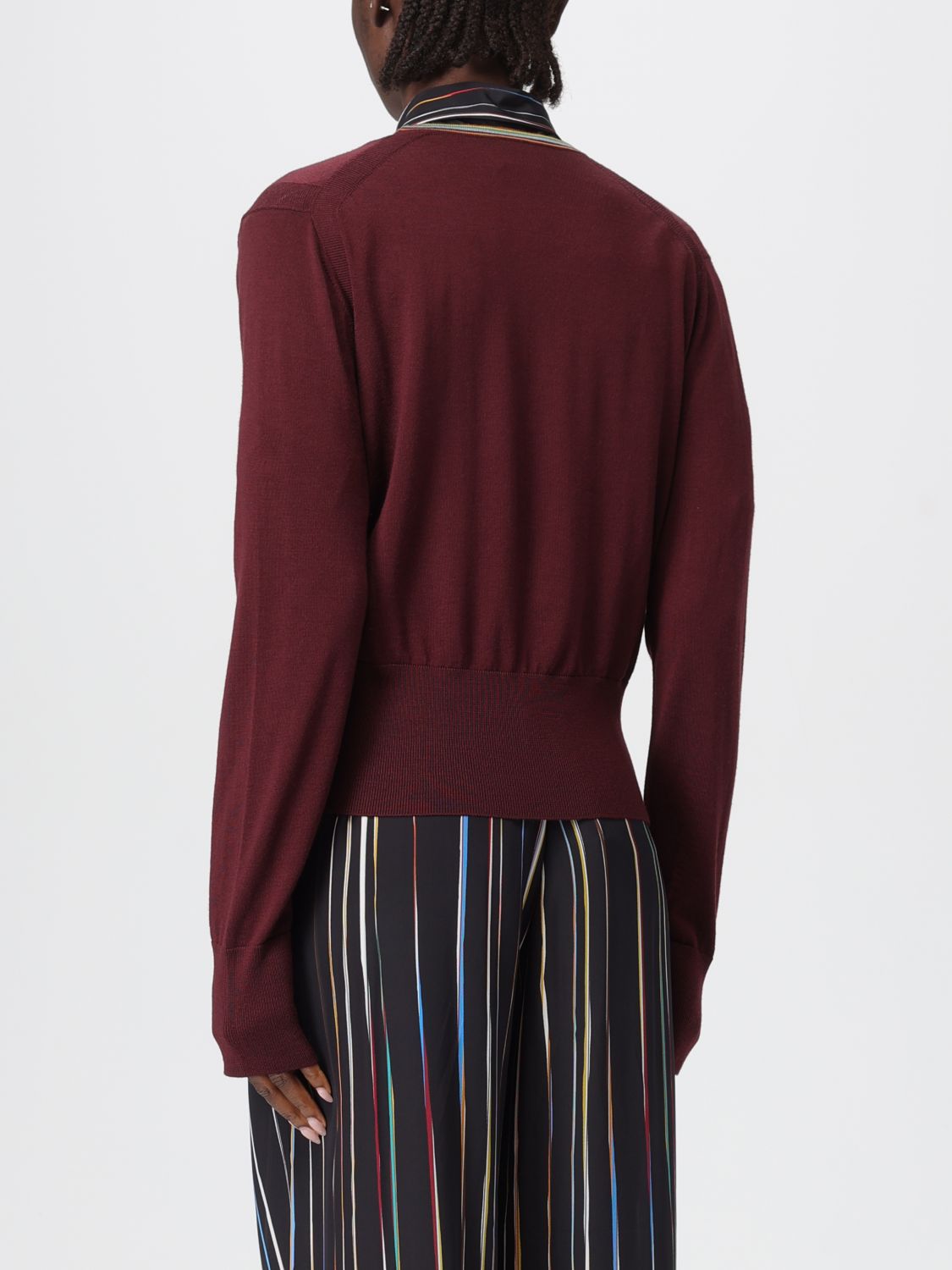 Cardigan Woman color Burgundy