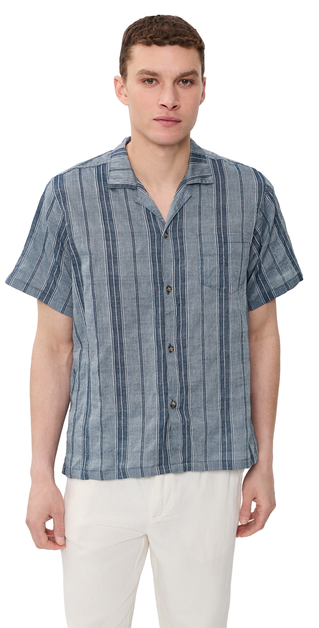 Rain Stripe Camp Shirt Rain Stripe