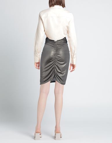 Woman Midi skirt Bronze Size S Polyester, Elastane