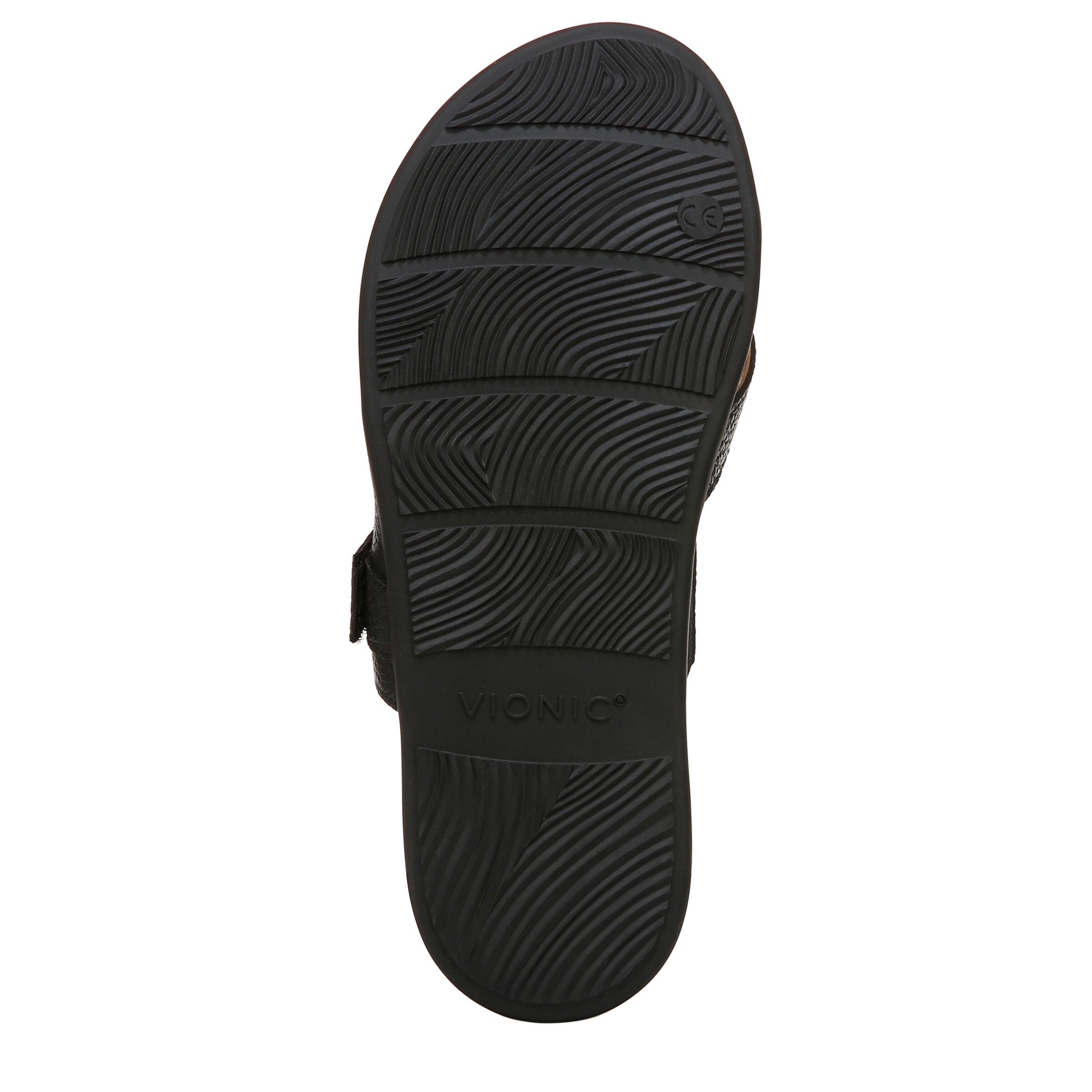 Vionic Carmela Thong Sandals In Black