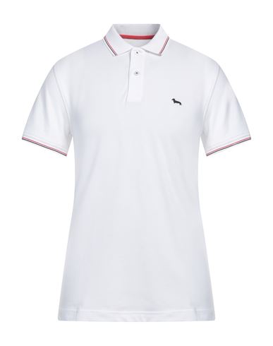 Harmont & Blaine Man Polo shirt White Size S Cotton, Elastane