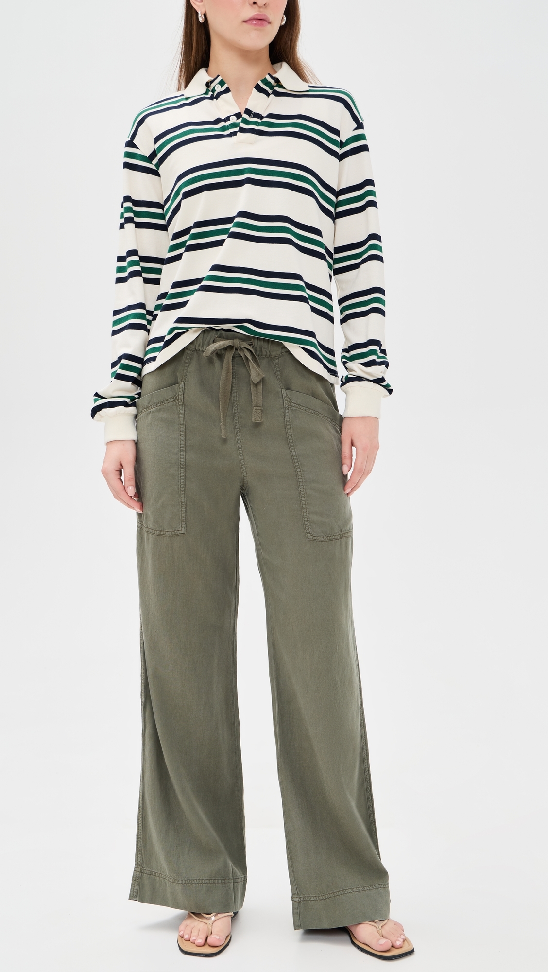 Topanga Drape Pants Thyme
