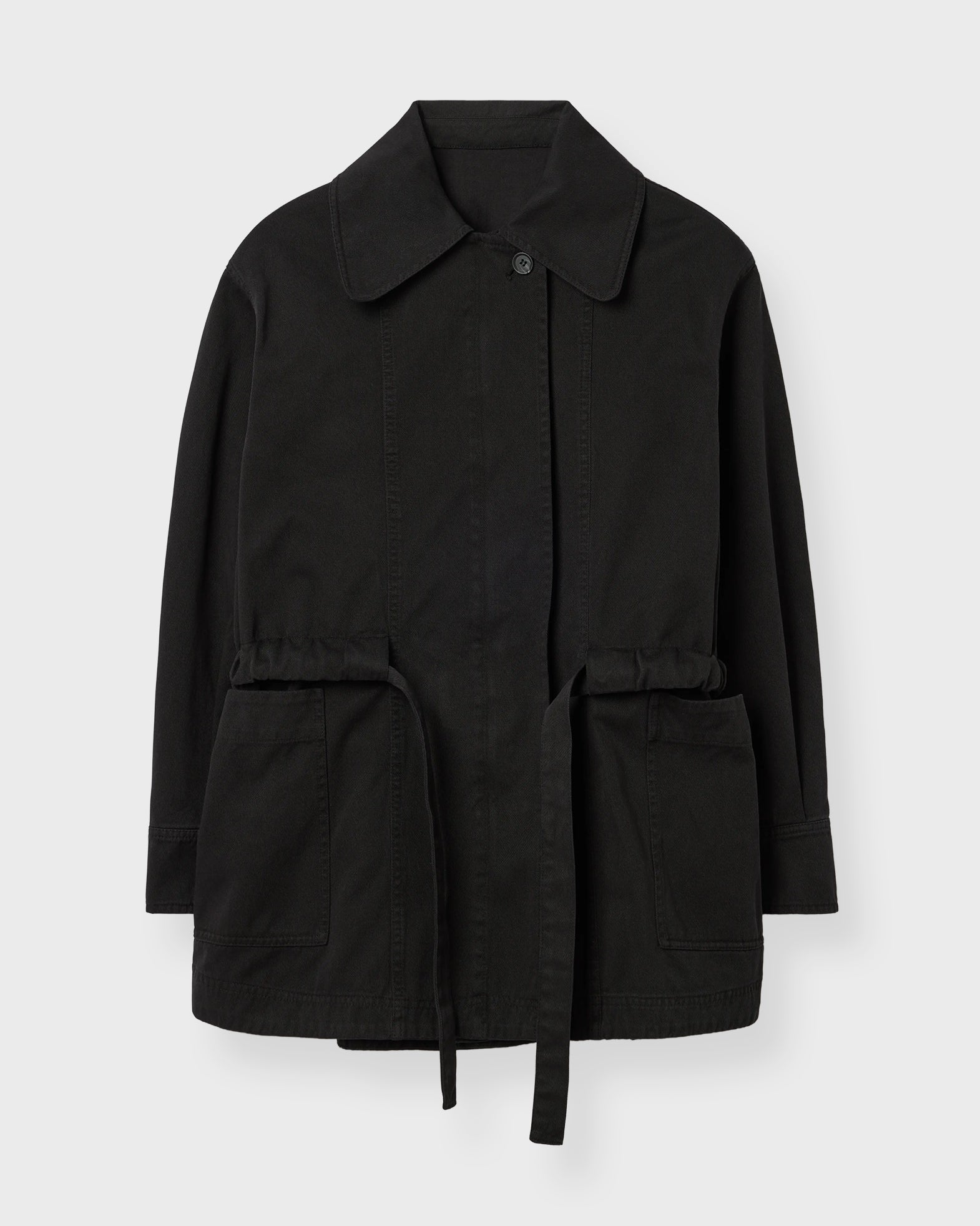 Dagmar Jacket Field Cotton Washed black