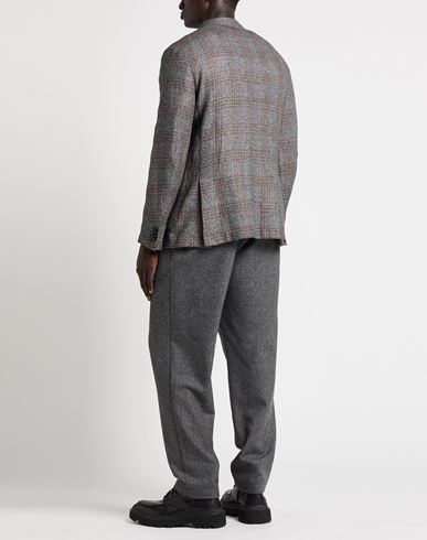 Man Blazer Grey Size 46 Wool, Linen, Cashmere