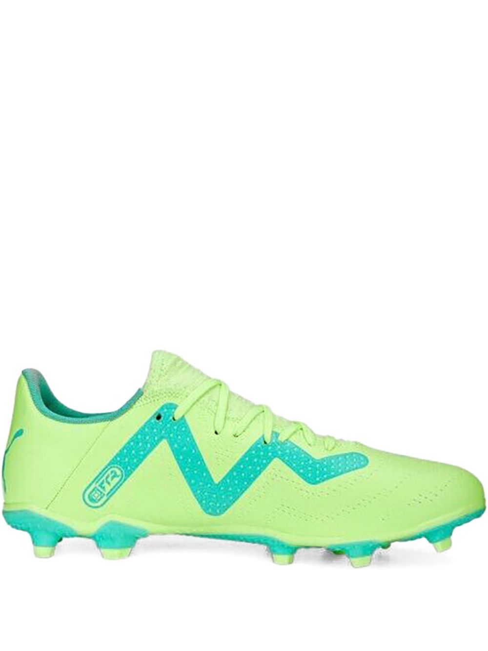 PUMA Men's FUTURE PLAY FIRM GROUND/ARTIFICIAL GROUND Soccer Cleat, Fast Yellow-PUMA Black-Electric Peppermint, 9.5