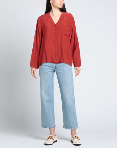 Woman Shirt Rust Size XS/S Rayon