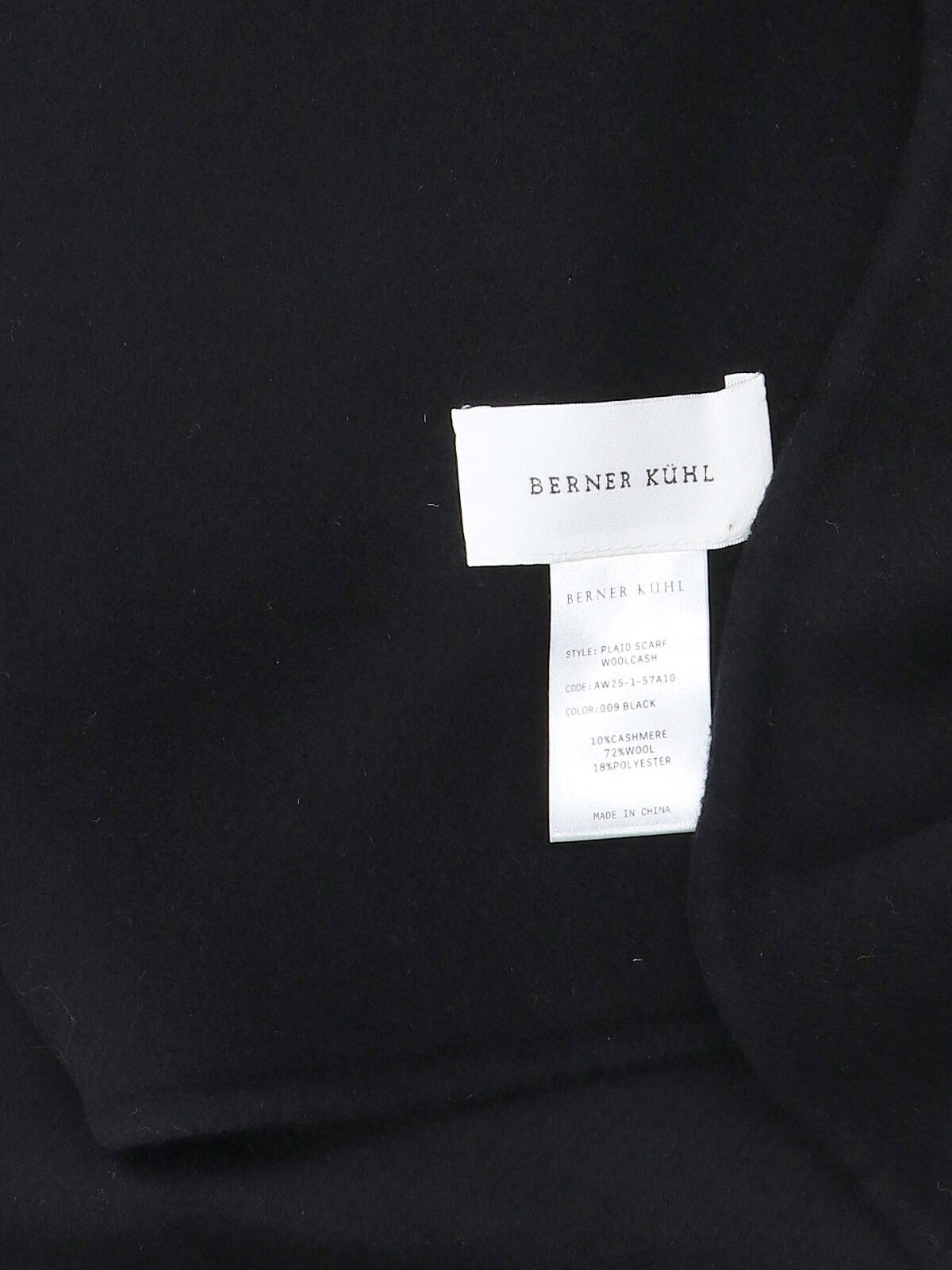 Wool And Cashmere Blend Scarf