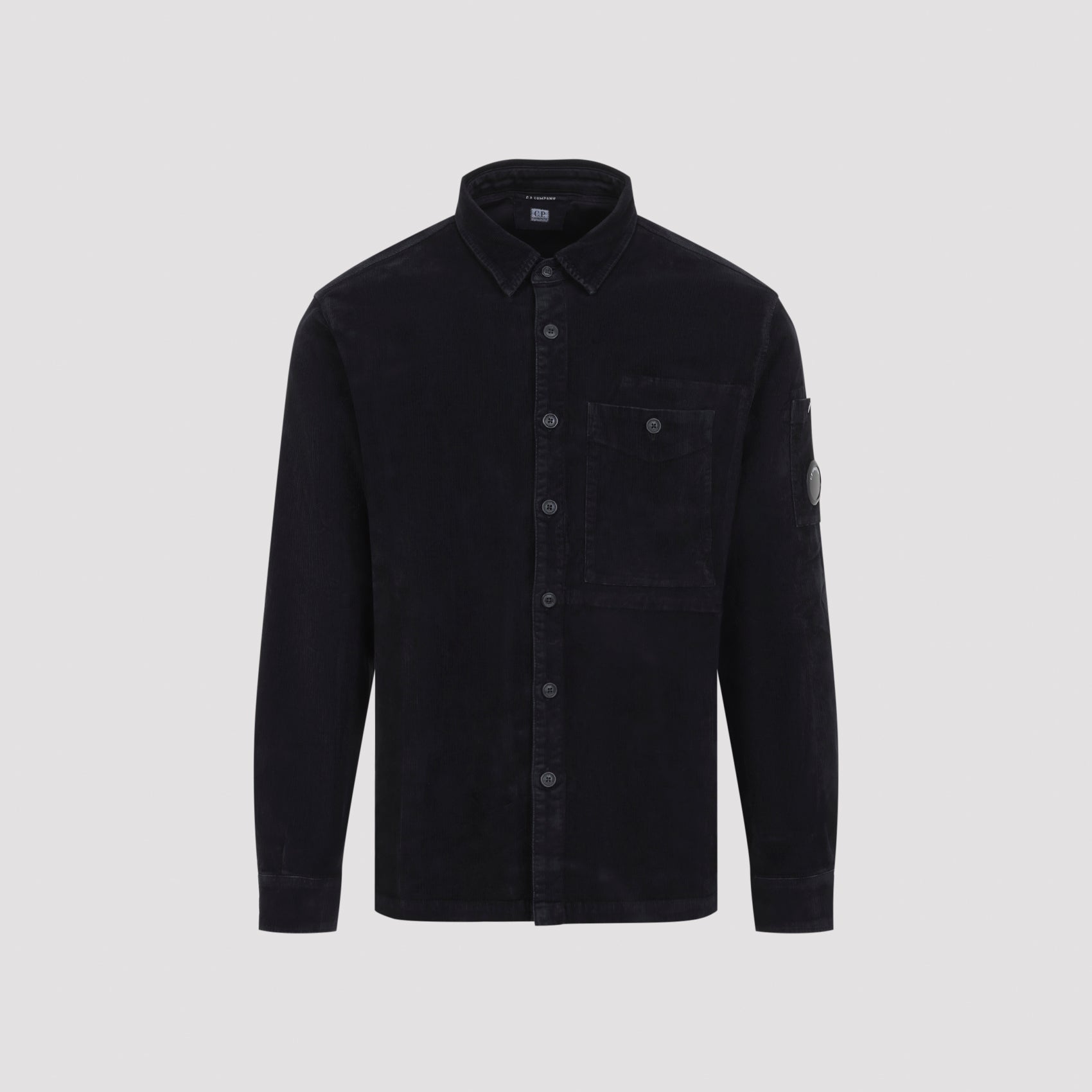 Corduroy Button-Lens Shirt