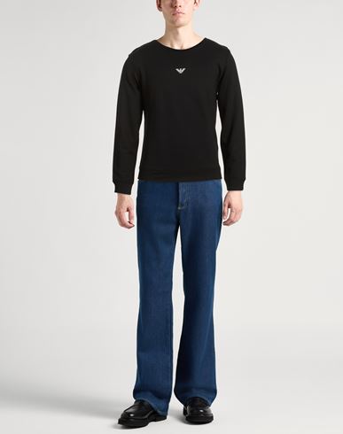 Kid Boy Sweatshirt Black Size 16 Modal, Cotton